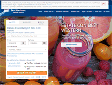 Tablet Screenshot of mobile.bestwestern.it
