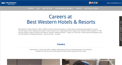Desktop Screenshot of jobs.bestwestern.com