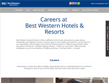 Tablet Screenshot of jobs.bestwestern.com